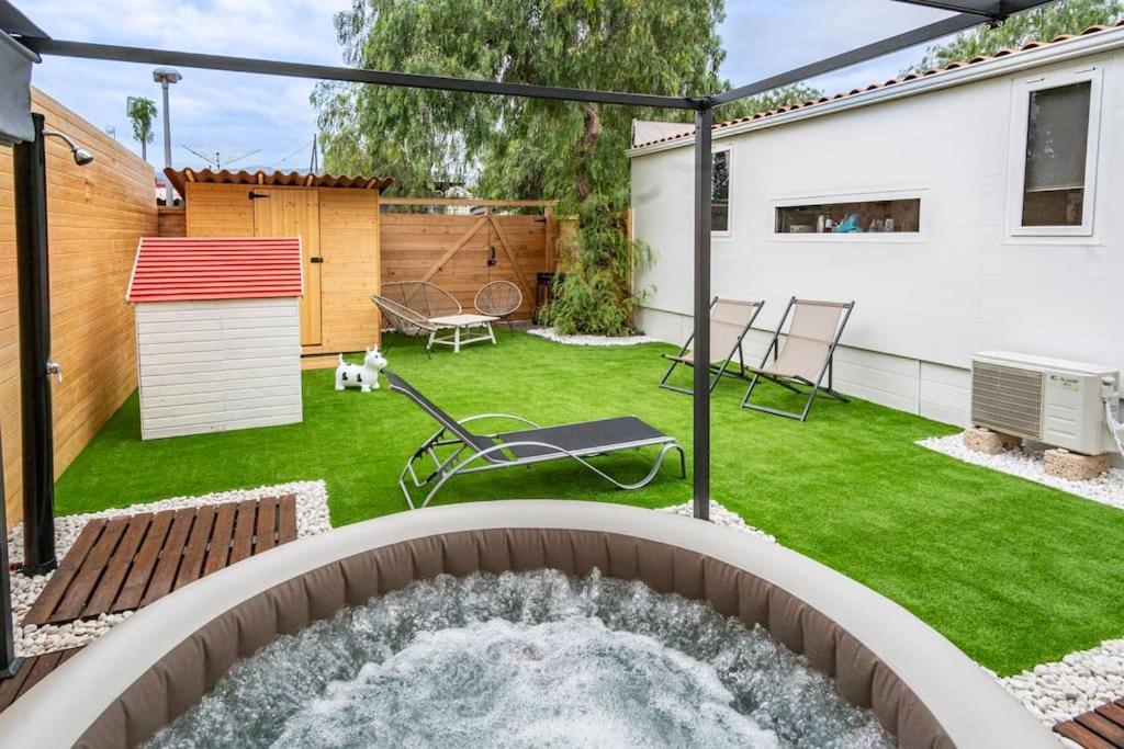 Private Paradise On Cozy Campsite, Jacuzzi, Netflix Las Galletas Eksteriør bilde
